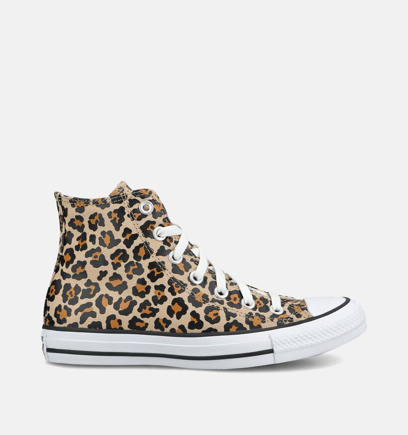Converse Chuck Taylor All Star Leopard Bruine Sneakers voor dames (376079) - geschikt voor steunzolen