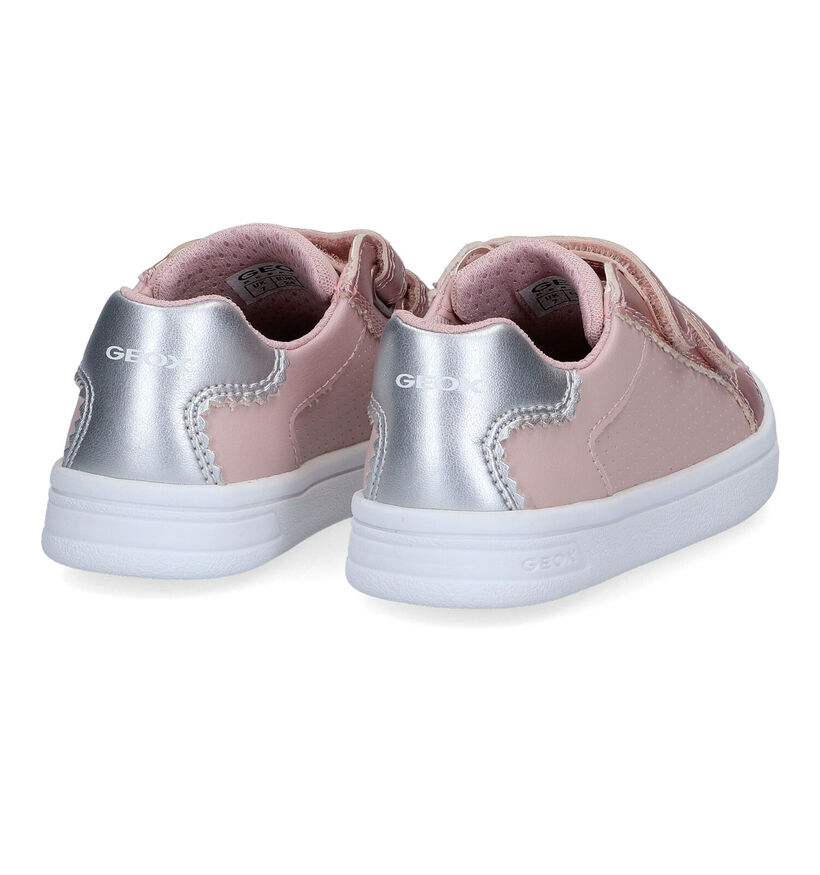 Geox Djrock Chaussures à velcro en Rose pour filles (302631)
