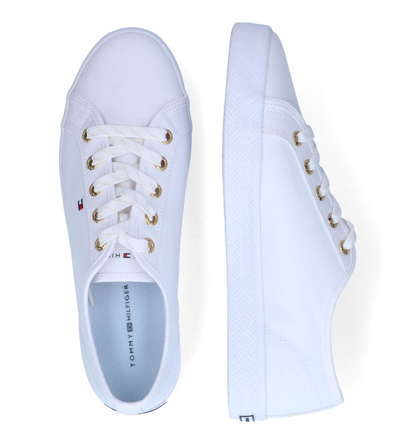 Tommy Hilfiger Essentiel Nautical Witte Sneakers voor dames (303968)