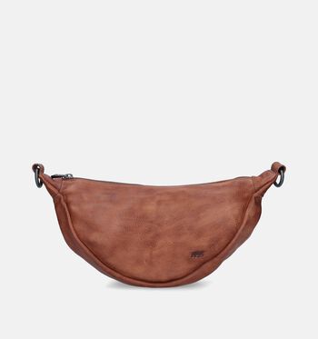 Sac porté croisé cognac