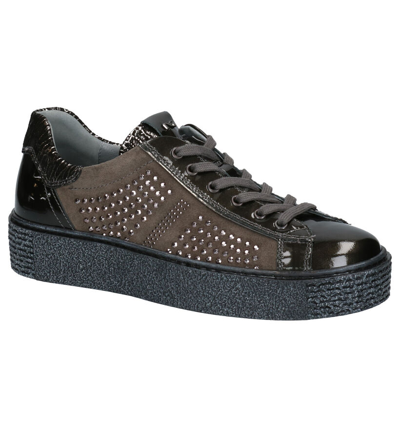 NeroGiardini Chaussures à lacets en Gris en daim (259807)