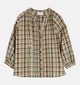Orfeo Daniele Groene Geruite Blouse voor dames (381646)