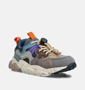 Naturino Sneakers Bruin/Blauw/Groen/Grijs