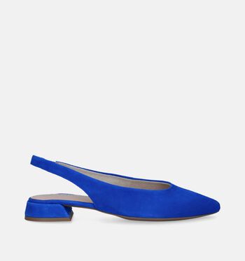 Slingbacks blauw