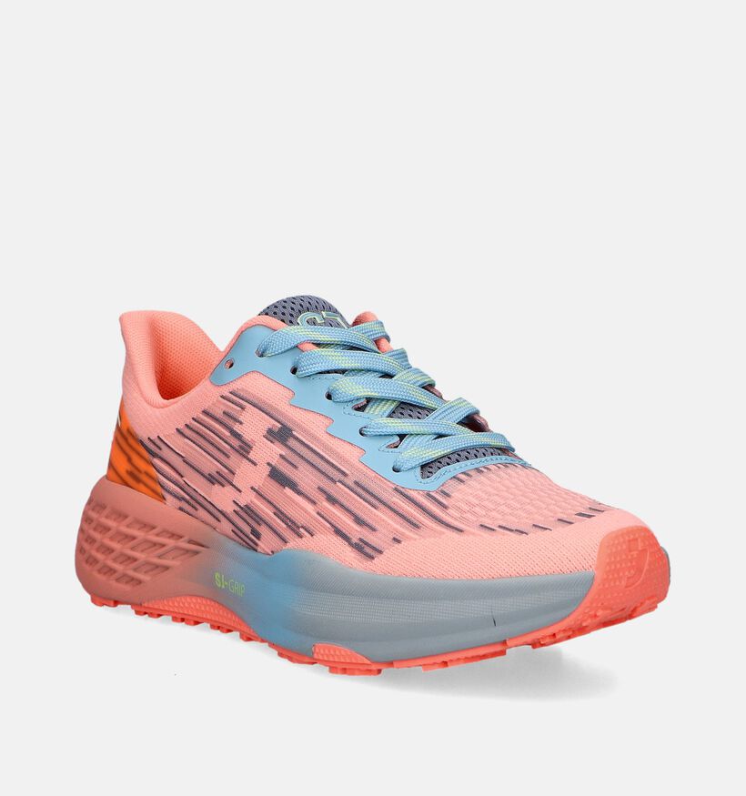 SJ Grip Jaquard Gradient Oranje Sneakers voor dames (345371) - geschikt voor steunzolen