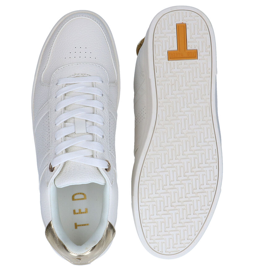 Ted Baker Sosie Baskets en Blanc en cuir (276072)