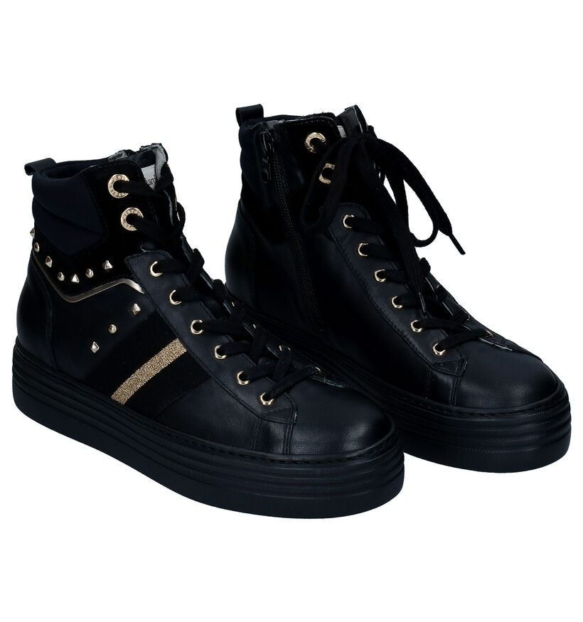 NeroGiardini Zwarte Sneakers in leer (296642)