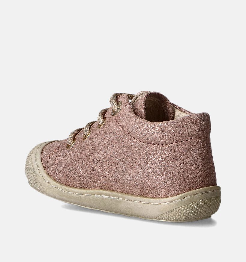 Naturino Cocoon Lizard Roze Babyschoenen voor meisjes (355315) - geschikt voor steunzolen