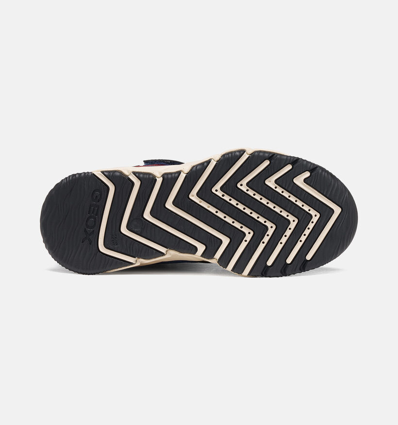 Geox Flexyper Baskets montantes en Bleu fonc&eacute; pour gar&ccedil;ons (377720) - pour semelles orthop&eacute;diques