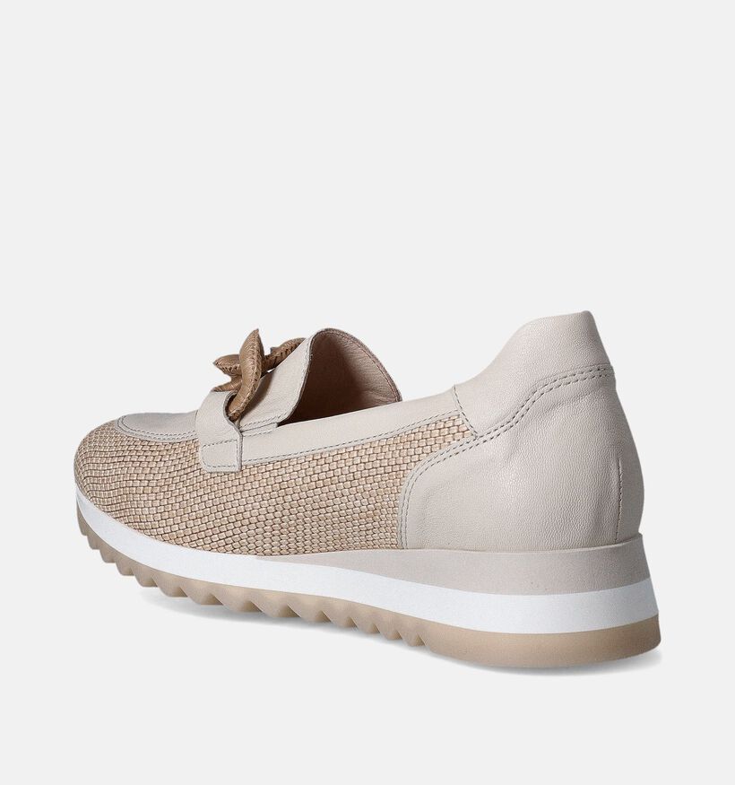 Gabor Best Fitting Mocassins en Beige pour femmes (352064) - pour semelles orthopédiques