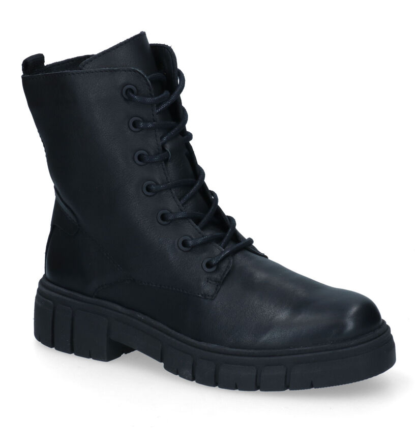 Solemade Paige Bottines en Noir en verni (315839)