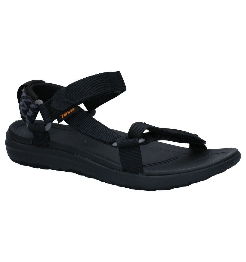 Teva Sanborn Zwarte Sandalen in stof (289231)