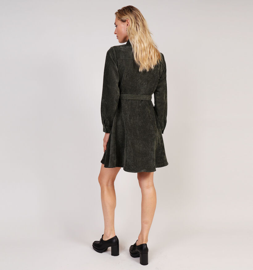 JDY Ulla Ohio Robe portefeuille en Vert pour femmes (362438)