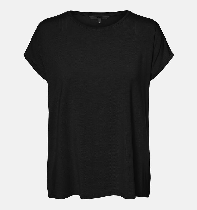Vero Moda Ava Zwarte Basic T-shirt voor dames (345598)