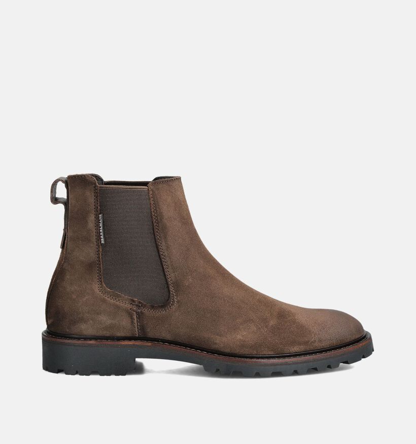 Berkelmans Paletti Bottines Chelsea en Marron pour hommes (363160) - pour semelles orthopédiques
