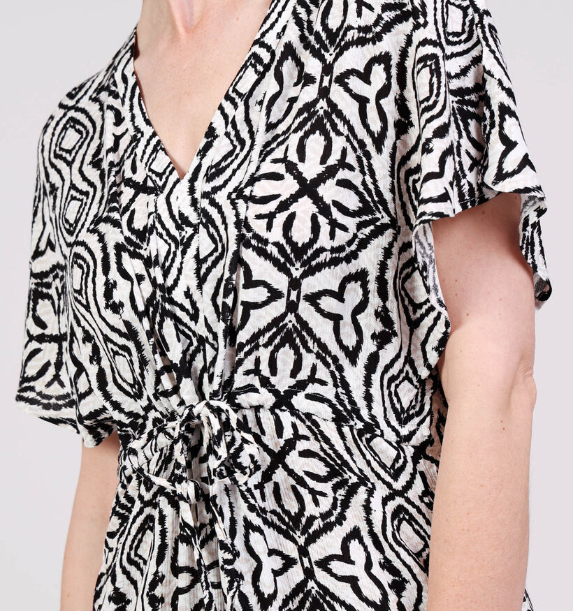 Vero Moda Menny Kaftan Robe en Noir pour femmes (369404)