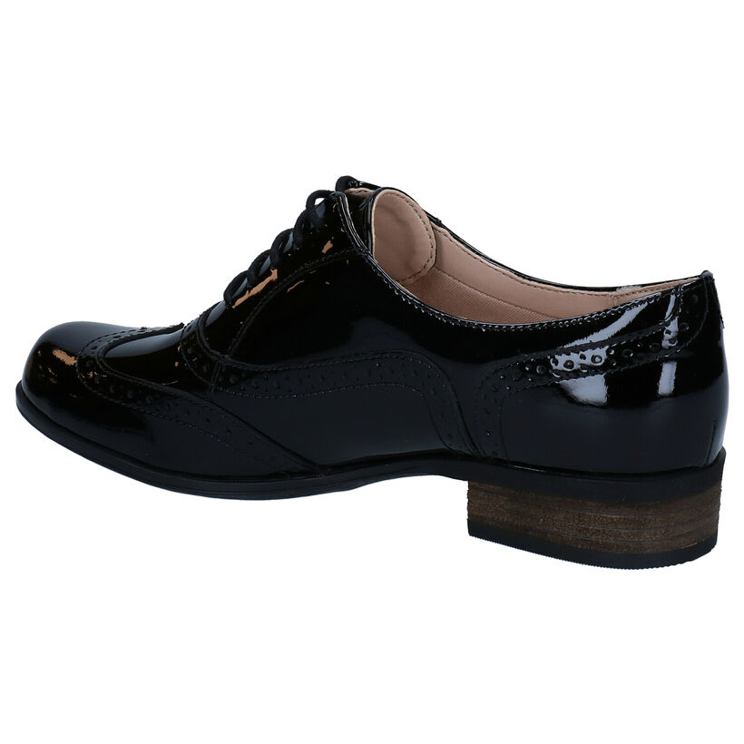 Clarks Hamble Oak Chaussures à lacets en Noir en cuir (280223)