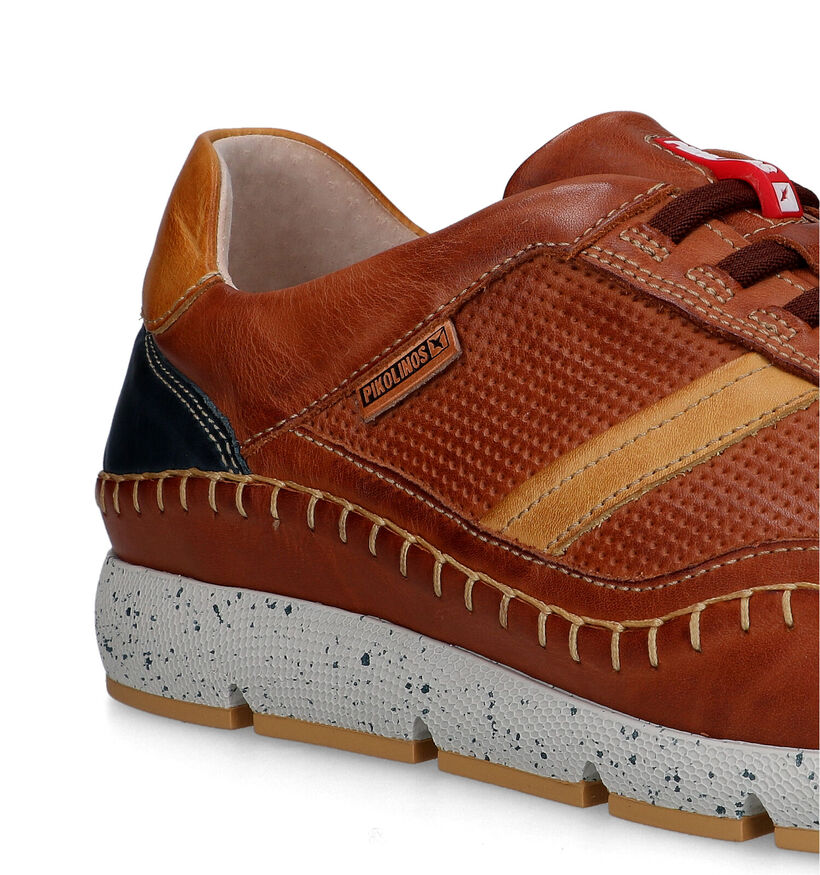 Pikolinos Fuencarral Chaussures à enfiler en Cognac pour hommes (323366) - pour semelles orthopédiques