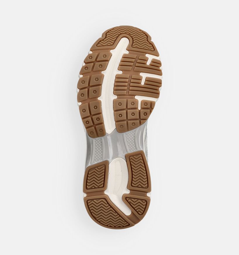 Maruti Nola Beige/Zilveren Sneakers voor dames (372342) - geschikt voor steunzolen