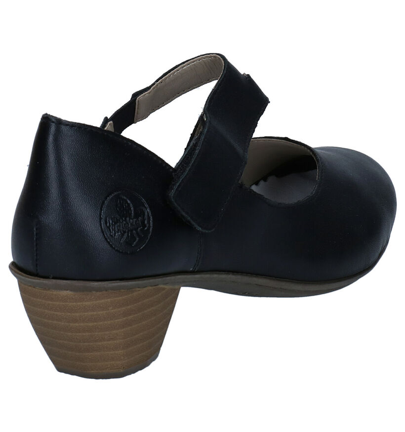 Rieker Blauwe Pumps in leer (271862)