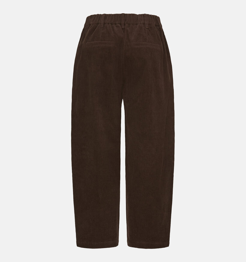 Fransa Calana Donkerbruine Broek voor dames (379930)
