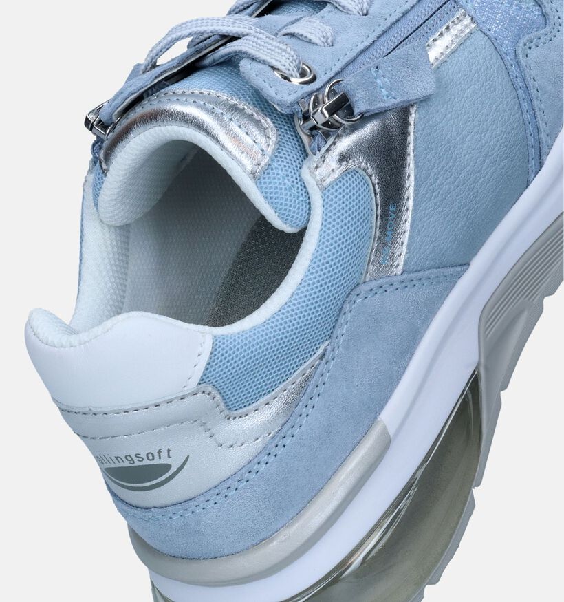 Gabor Rollingsoft Blauwe Sneakers voor dames (336164) - geschikt voor steunzolen