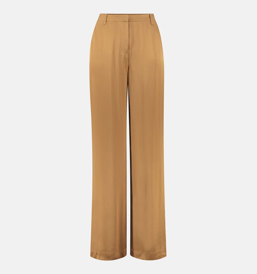 Expresso Pantalon large en Brun pour femmes (351051)