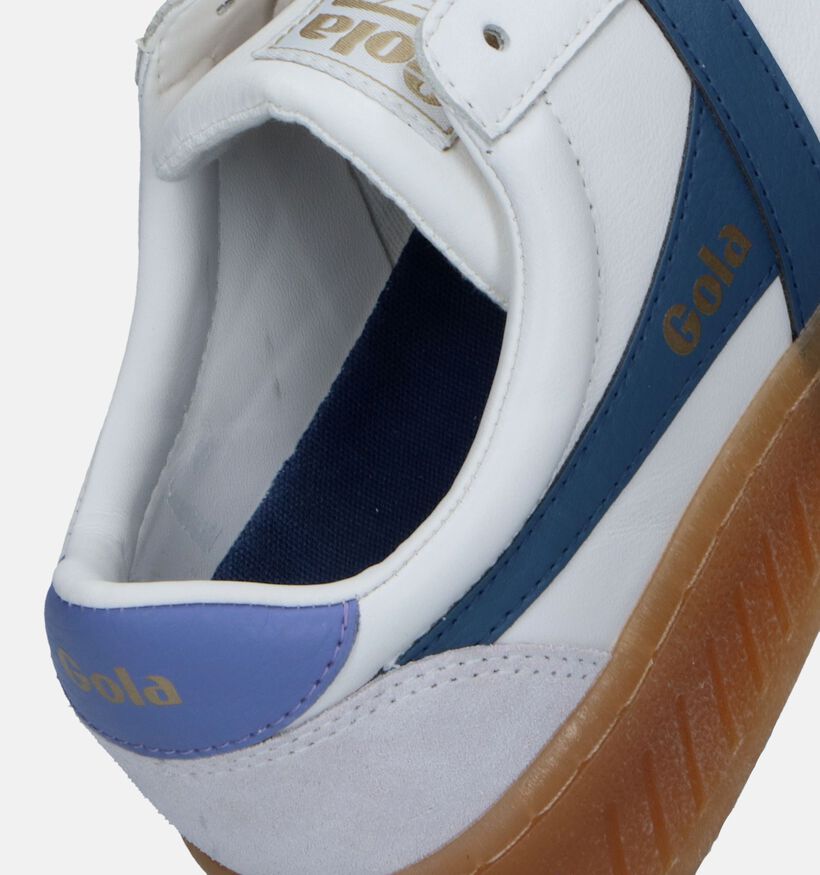Gola Grandslam Elite Baskets en Blanc pour femmes (336887) - pour semelles orthopédiques