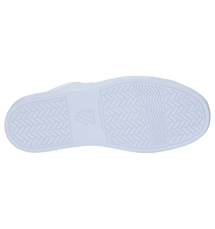 K-Swiss Court Baskets basses en Blanc en cuir (225406)