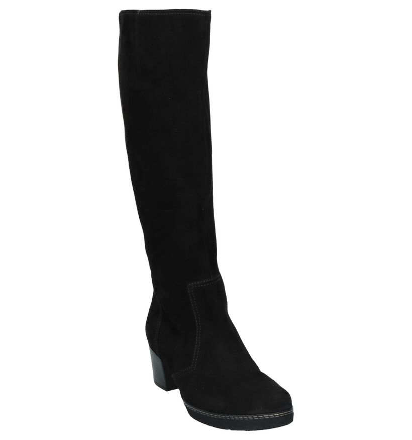 Gabor Comfort Bottes hautes en Noir en daim (231230)