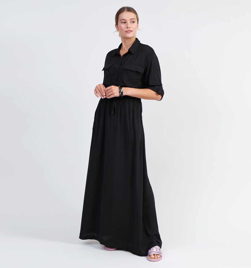 Vero Moda Fabiana Jupe longue en Noir pour femmes (327230)