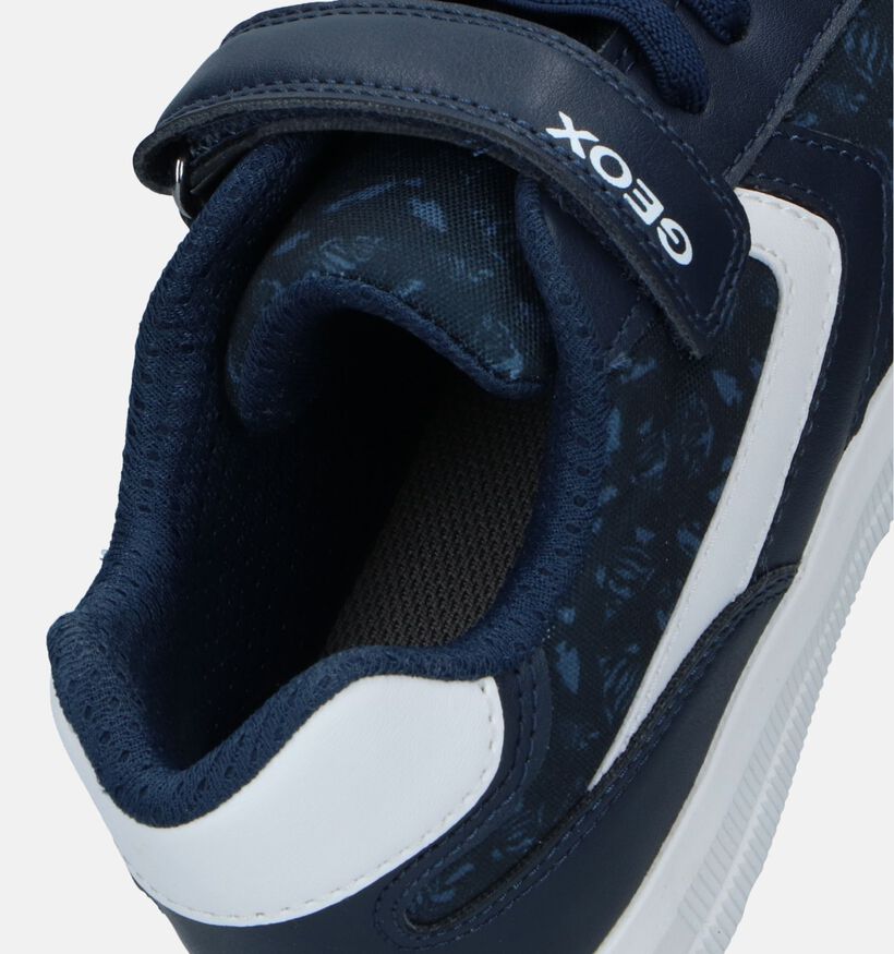 Geox Arzach Chaussures à velcro en Bleu pour garçons (340198) - pour semelles orthopédiques