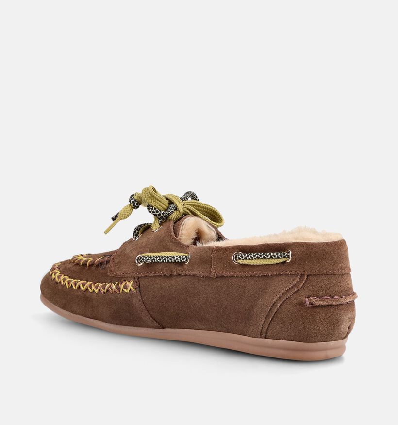 Poelman Vita Chaussures bateau en Marron pour femmes (380661)