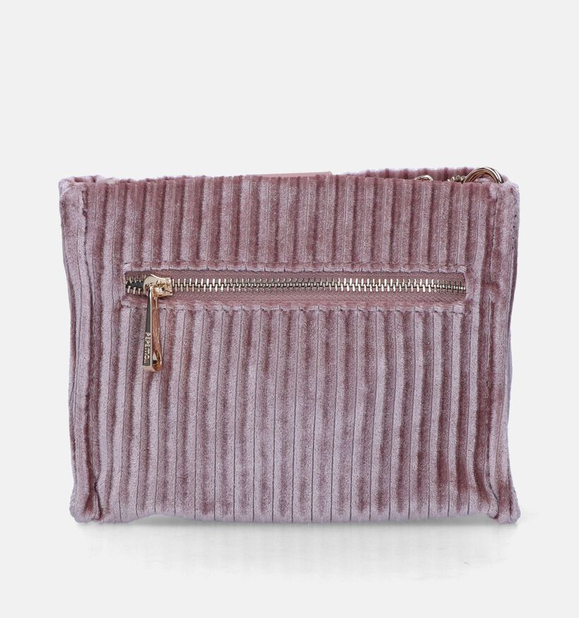 Pepe Moll Velvet Sac porté croisé en Rose pour femmes (333834)