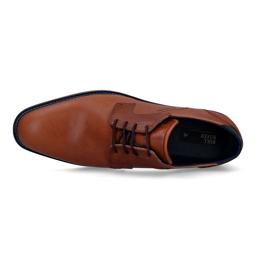 Bullboxer Chaussures classiques en Cognac pour hommes (331808) - pour semelles orthopédiques