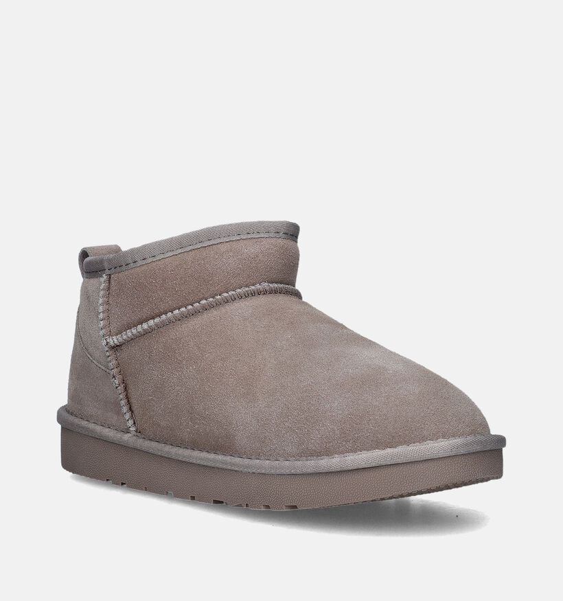Laurent David Bottines Fourrées en Beige pour femmes (348464)