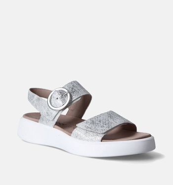 Gabor Comfort Sandalen Zwart/Zilver