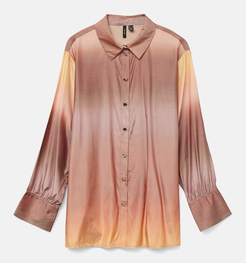 Vero Moda Elia Ombre Chemise en Rose pour femmes (360079)