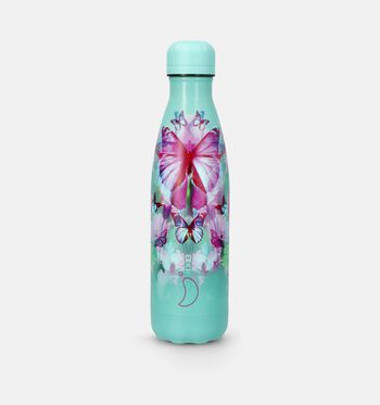 Chilly's Drinkbussen Zwart/Blauw/Roze/Groen