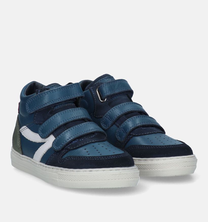 Little David Varek Chaussures à velcro en Bleu pour garçons (332626)