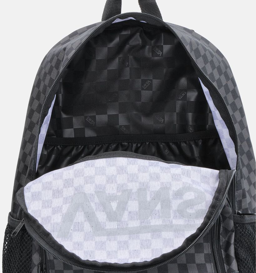 Vans Alumni Pack 5 Zwarte-Grijze Rugzak Checkered voor heren, jongens (361056)