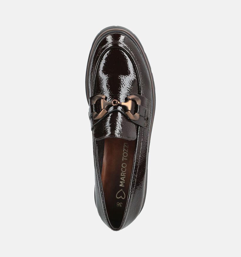 Marco Tozzi Chaussures plates en Brun fonc&eacute; pour femmes (376571)