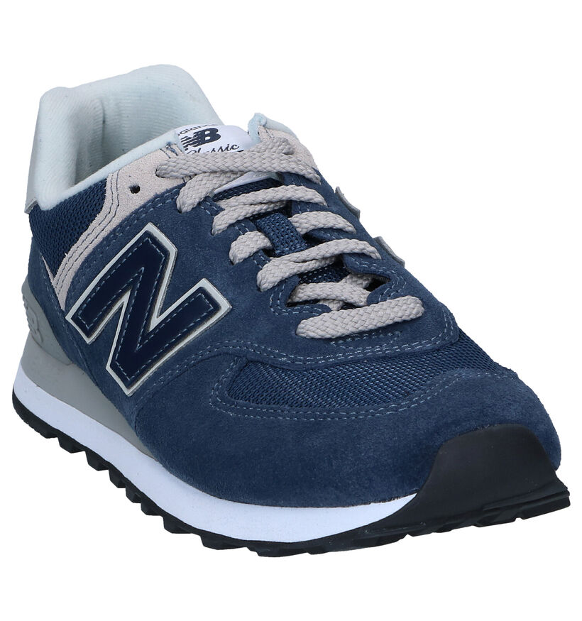 New Balance ML 574 Baskets basses en Gris pour hommes (353357) - pour semelles orthopédiques