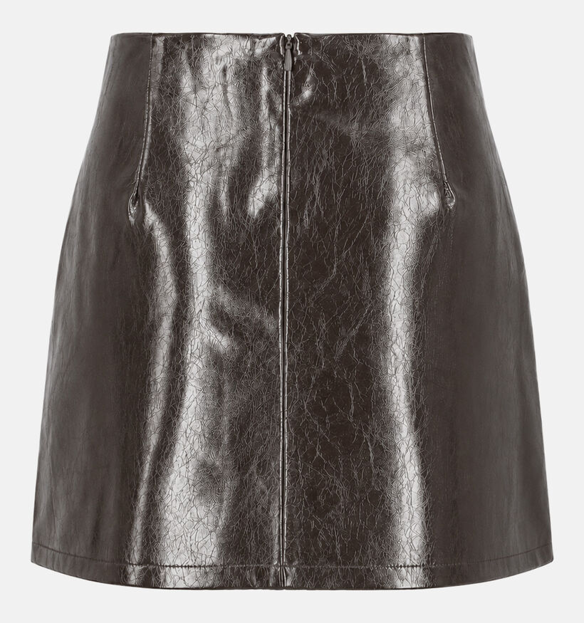 Vila Shinny Jupe mi-longues en Brun fonc&eacute; pour femmes (378479)