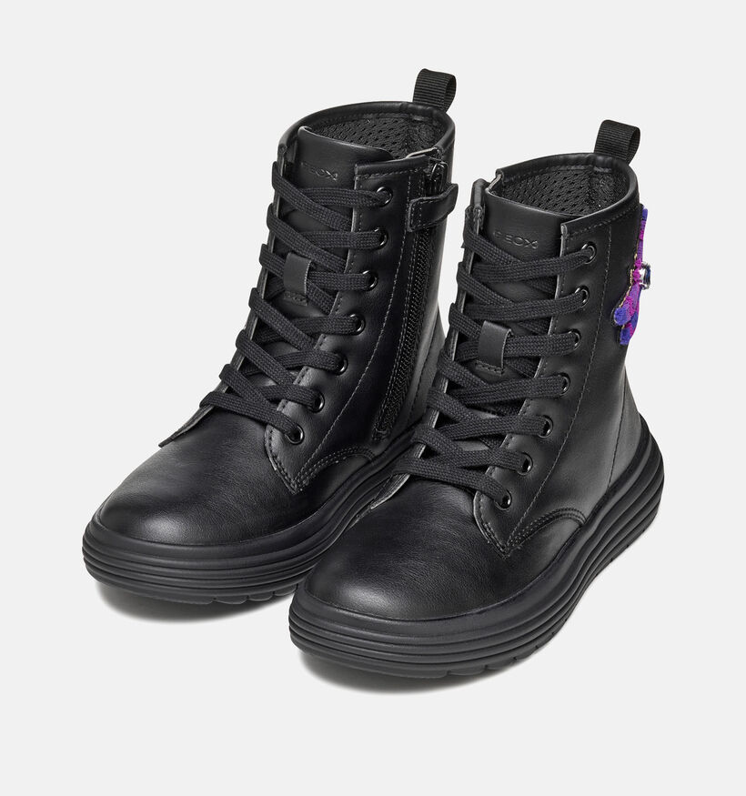 Geox Phaolae Zwarte Boots voor meisjes (361905) - geschikt voor steunzolen