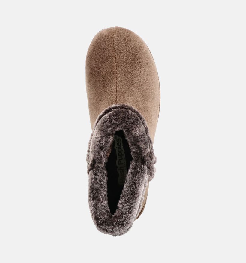 Hush Puppies Coast Donkerbeige Gesloten Pantoffels voor dames (377683)
