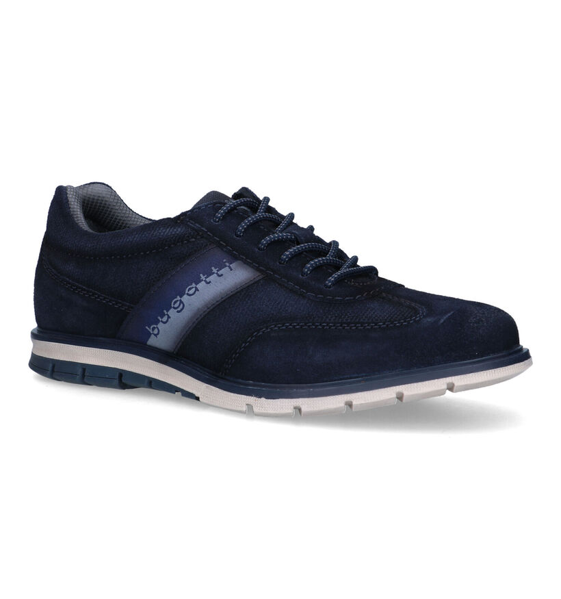 Bugatti Simone Chaussures à lacets en Bleu pour hommes (319249)