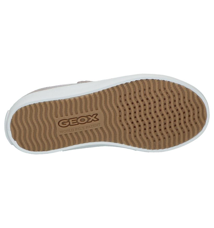 Beige Veterschoenen Geox in leer (237980)