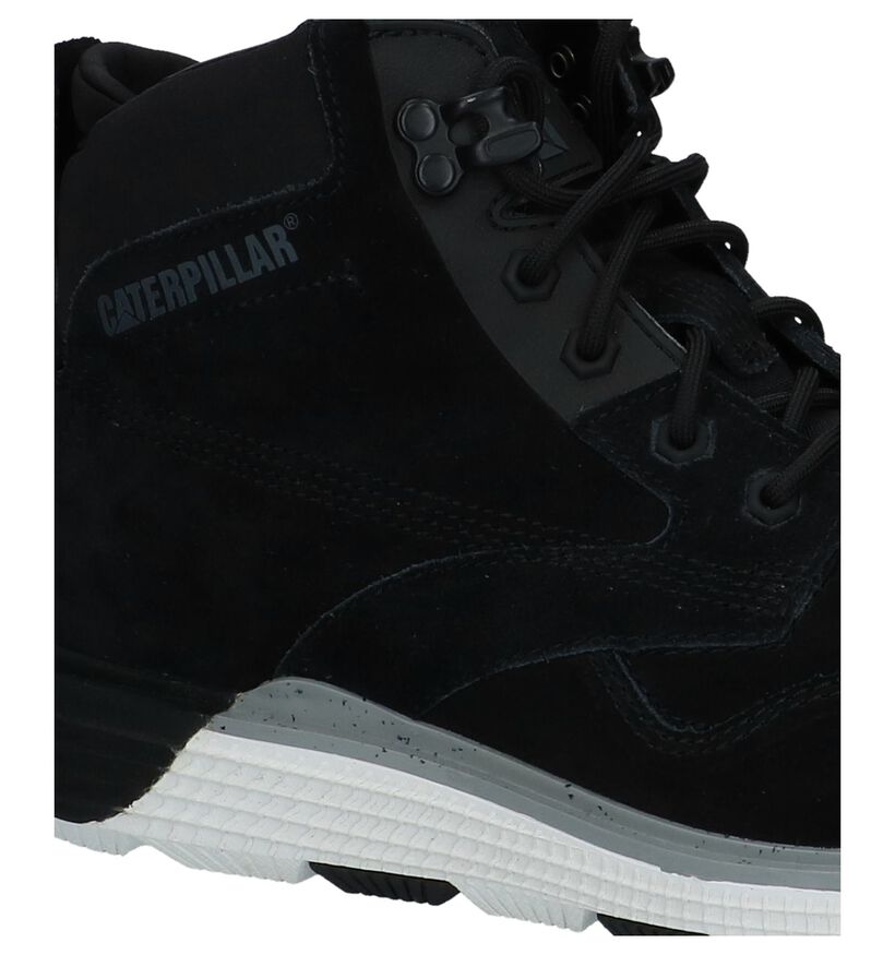 Caterpillar Chaussures hautes en Noir en daim (225464)