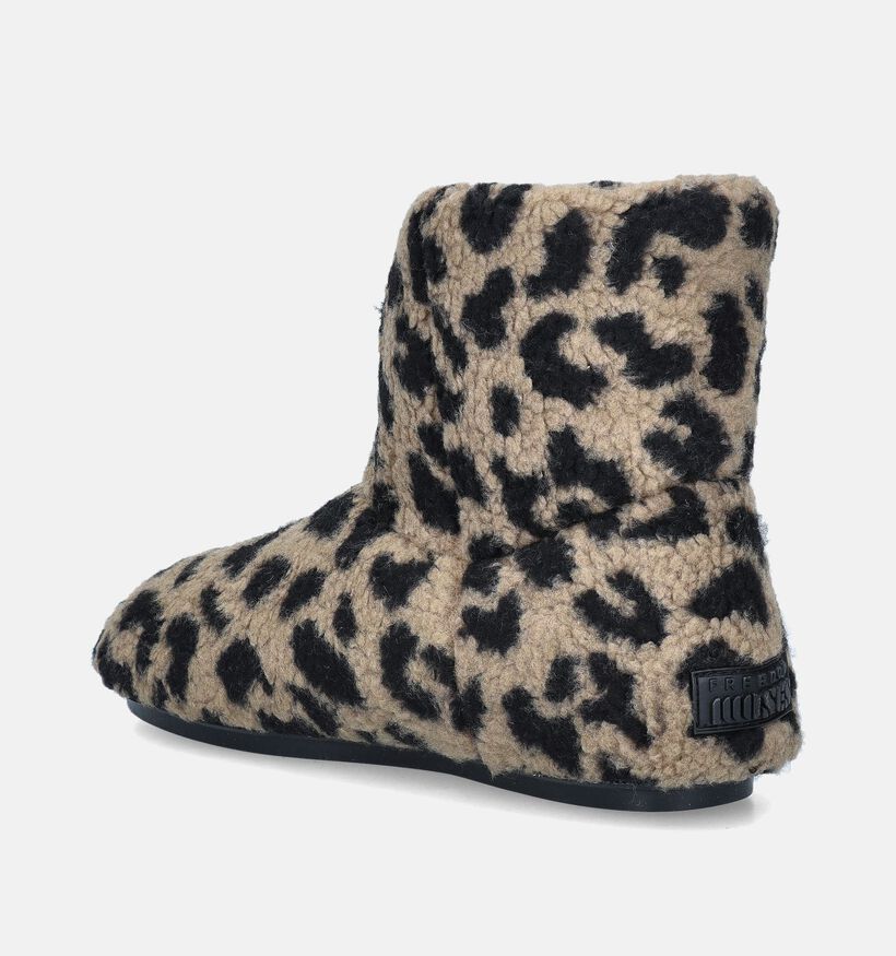 Freedom Moses Indica Bruine Hoge pantoffels voor dames (348891)